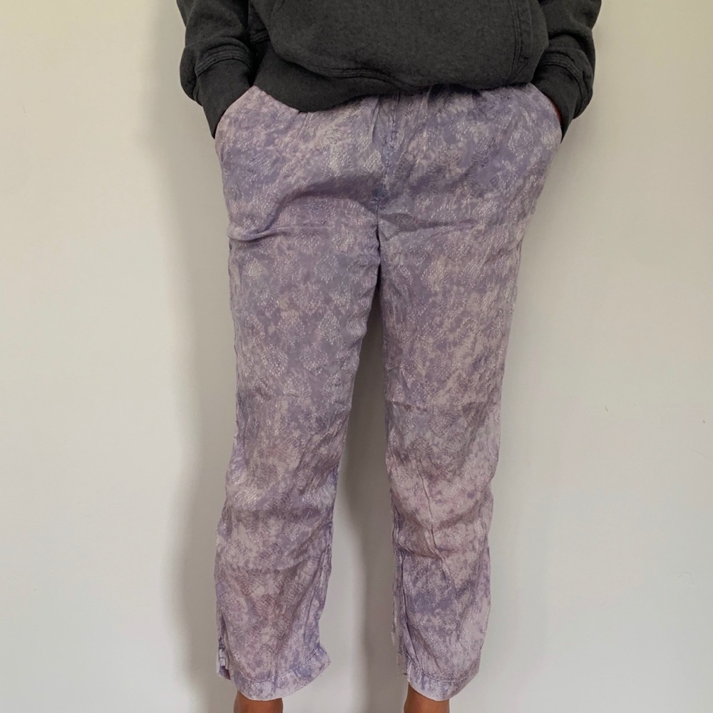 Urban Outfitters Purple Marble Flowy Pants🔮